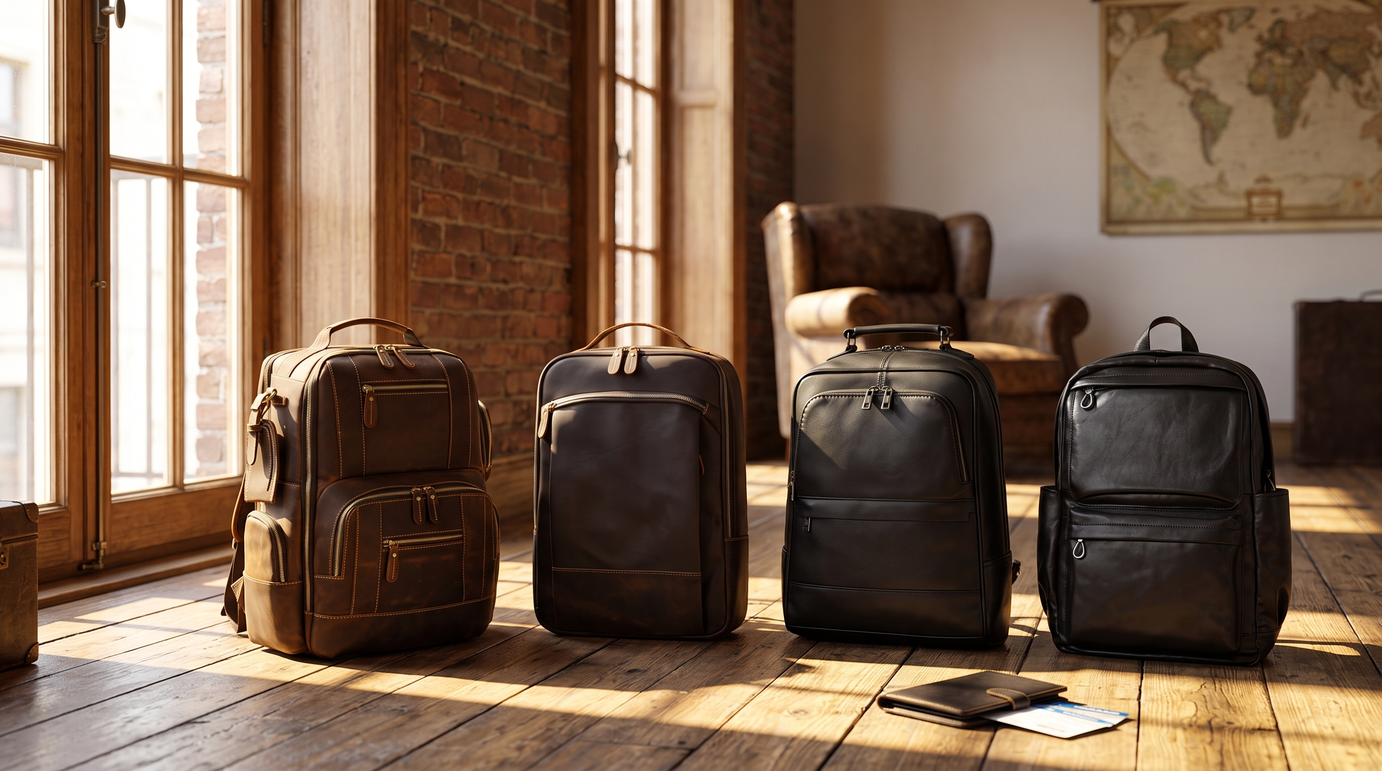best leather backpack business travel for Men – The Real Leather Co Over time and use Justus Travel Backpack | Color: