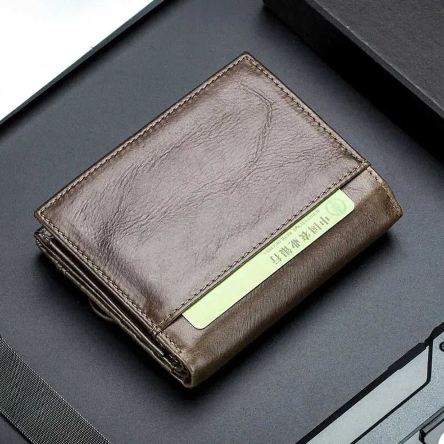Genuine Leather RFID Wallet