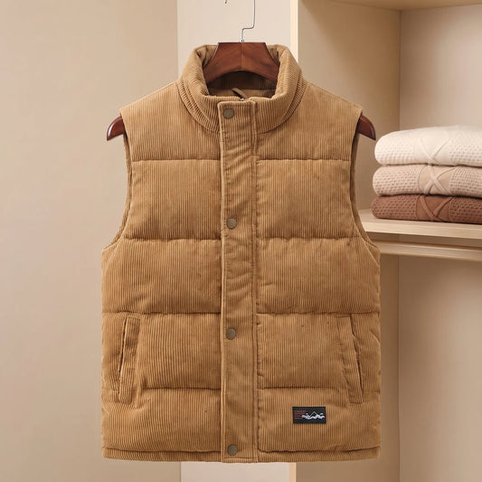 CORDUROY PUFFER VEST