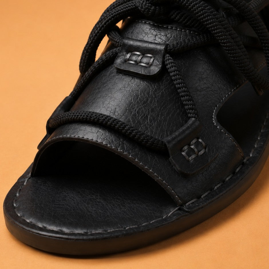 CROSS LACE SUMMER SANDALS