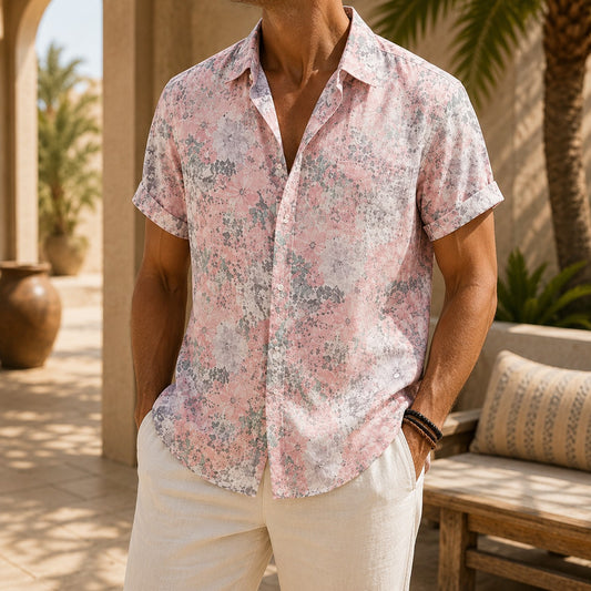 FLORAL SHORT SLEEVE SHIRT