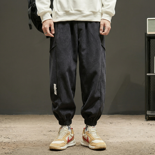 CORDUROY JOGGER PANTS