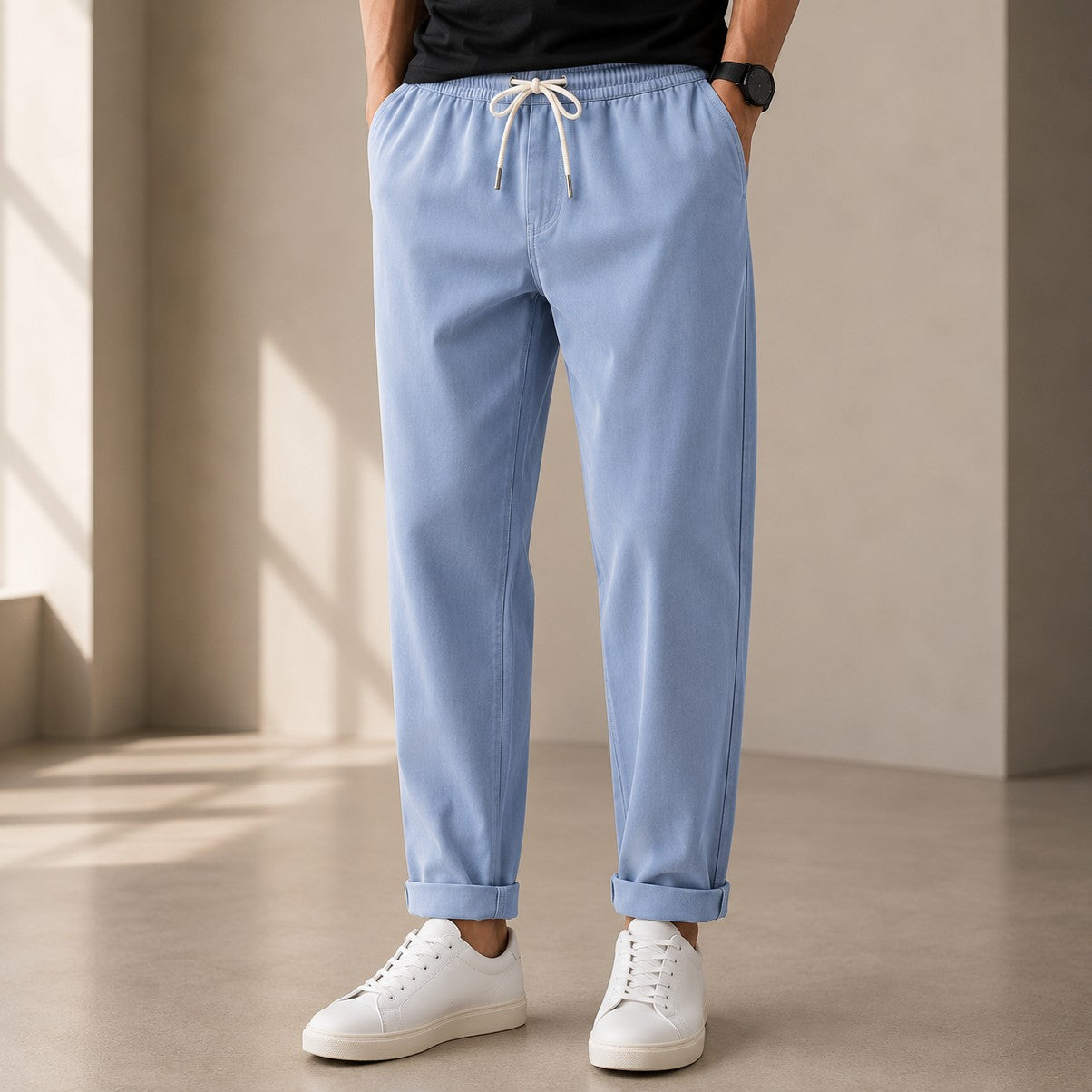 ITALIAN LINEN RELAXED FIT PANTS