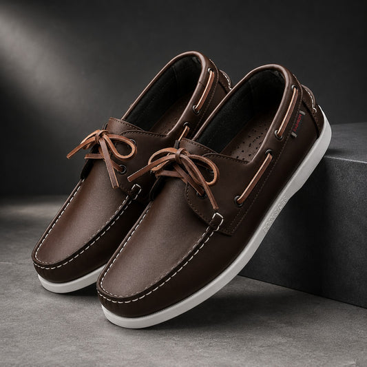 LACE-UP DECK SHOES