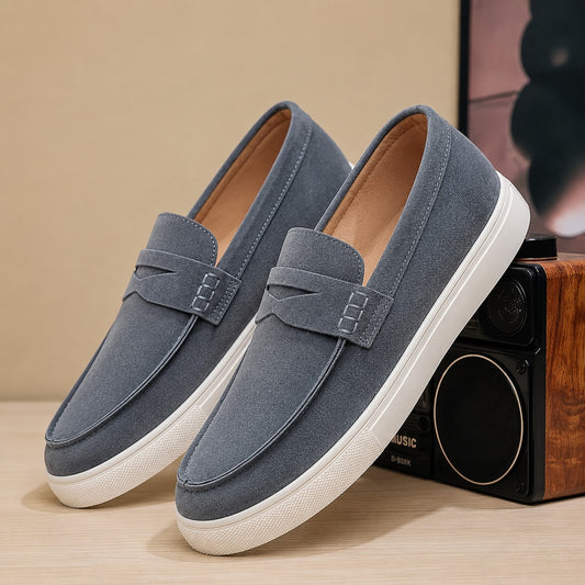 LIGHTWEIGHT SUEDE LOAFERS