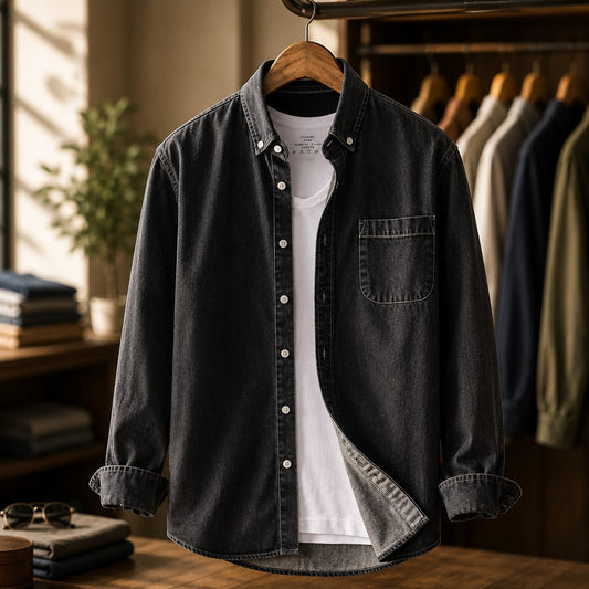 MODERN WORKWEAR DENIM SHIRT