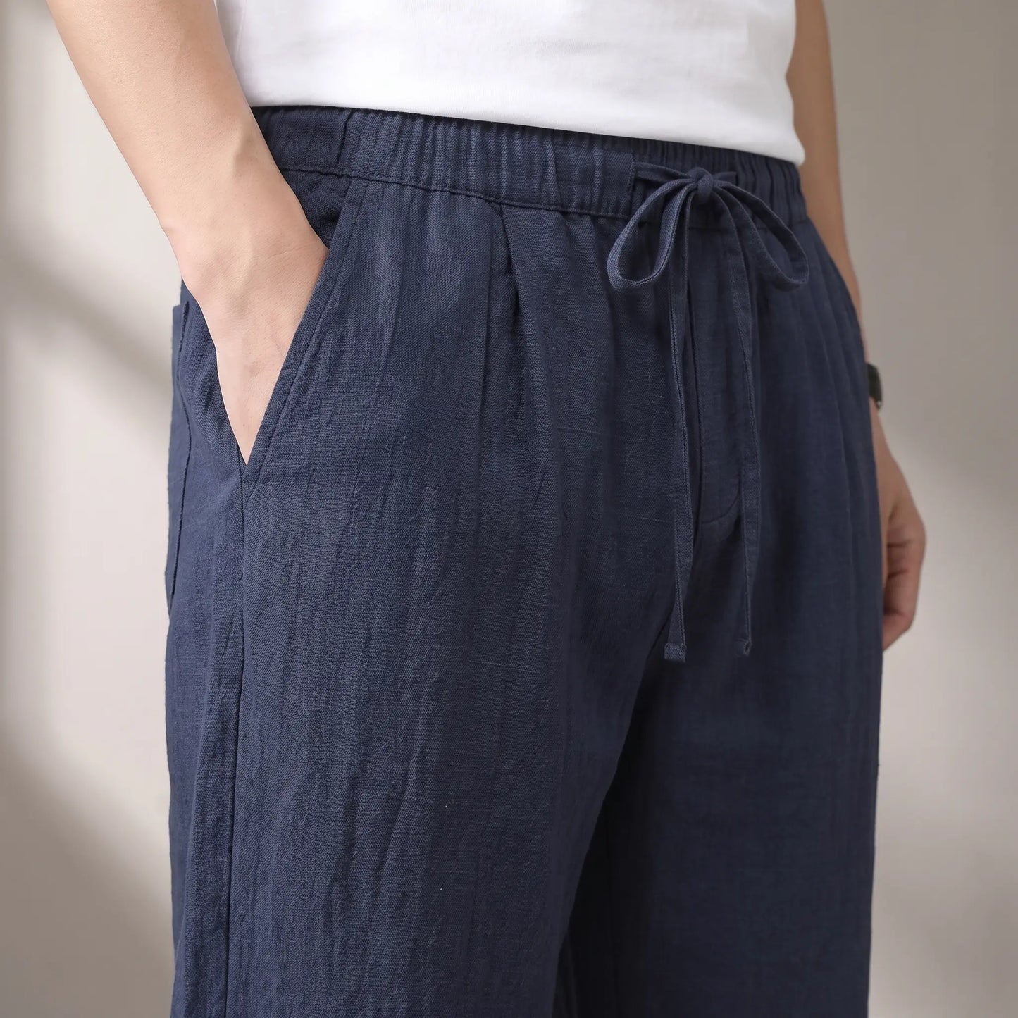 SOFT WEAVE TROUSERS
