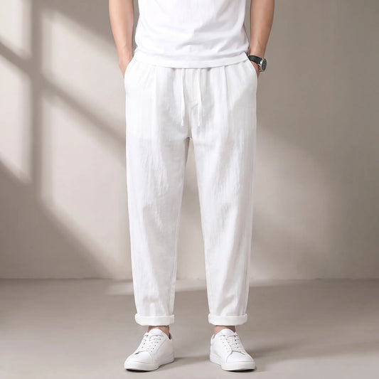 SOFT WEAVE TROUSERS