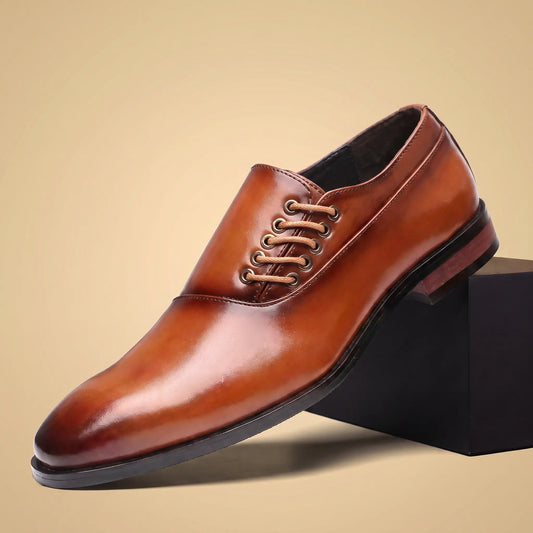 SQUARE TOE OXFORD SHOES