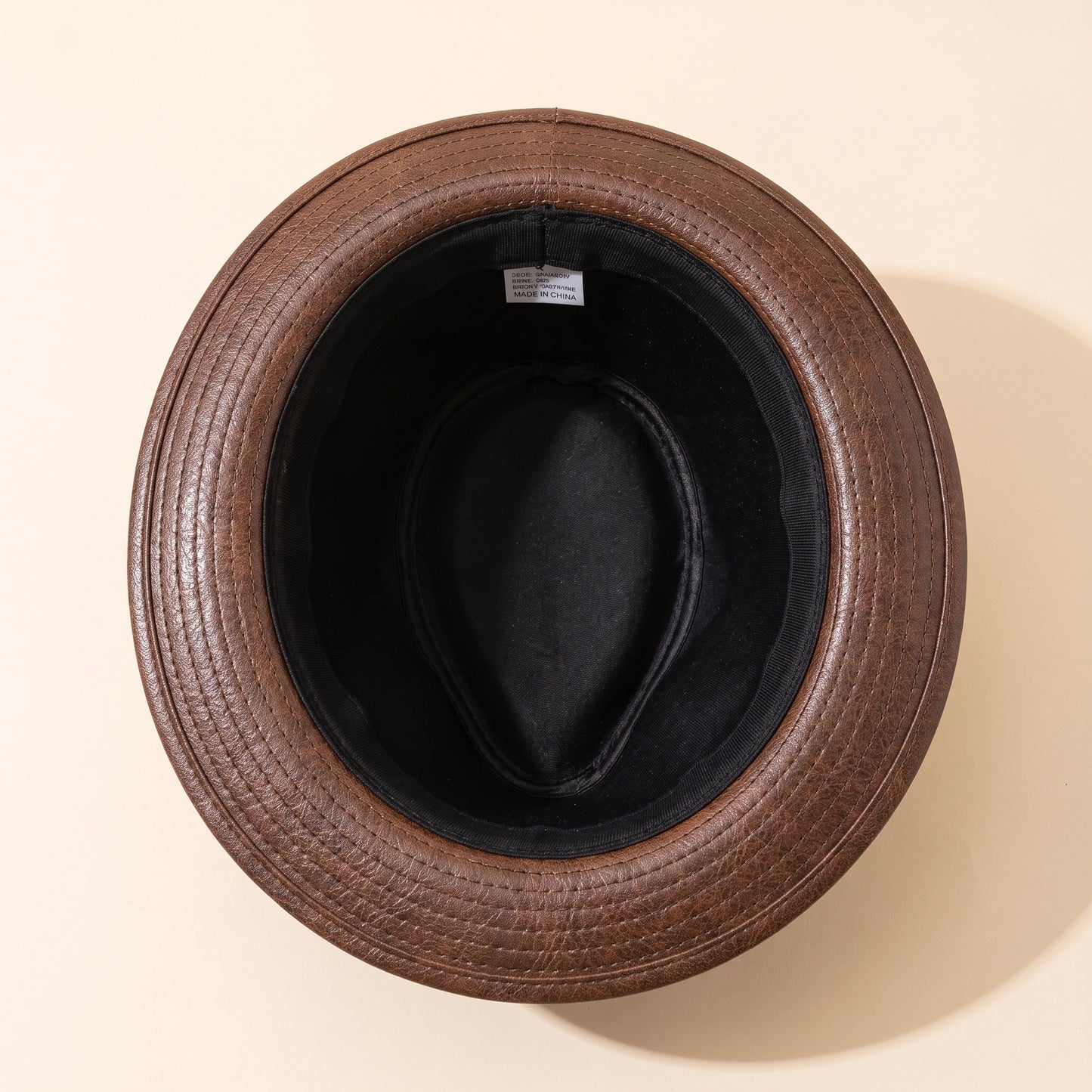 STITCHED FEDORA HAT