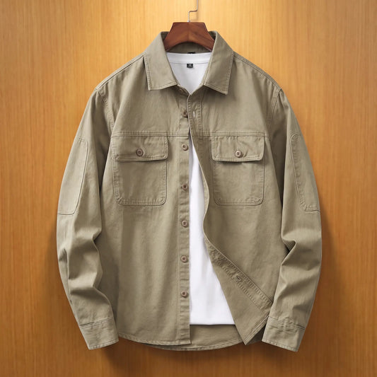 STONEWASH COTTON SHIRT