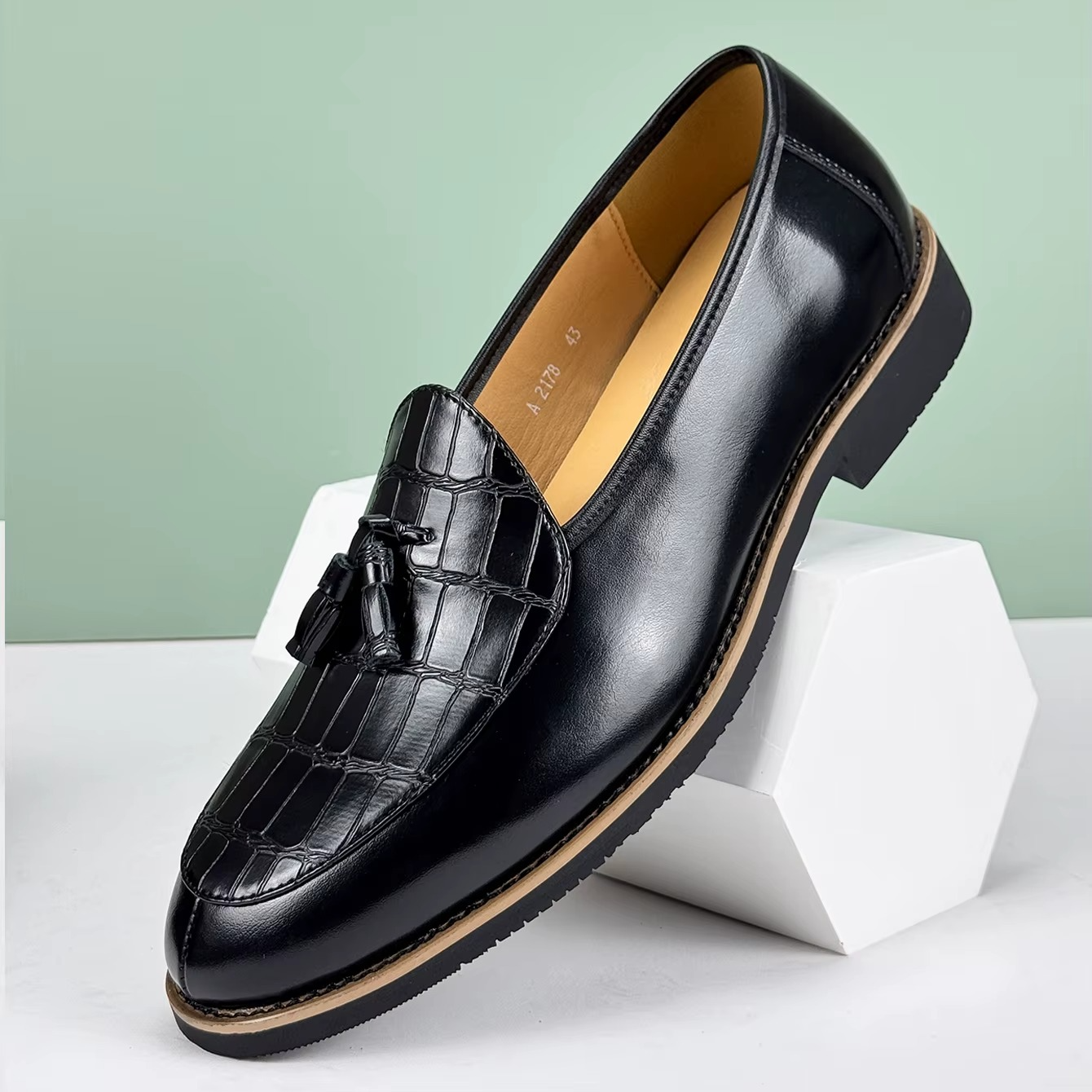 British Style Tassel Leather Loafers