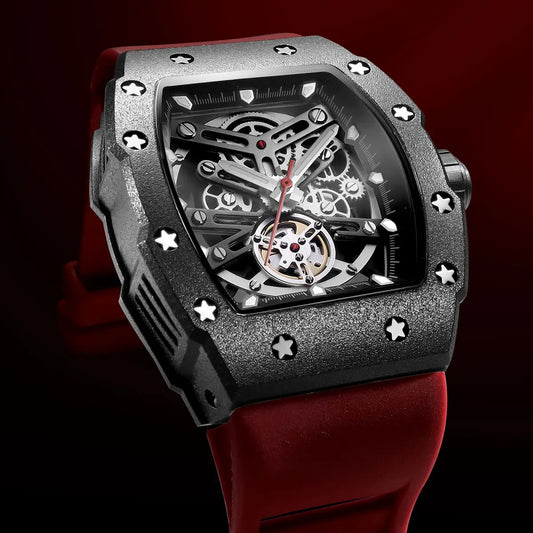 Barrelon Skeleton Quartz Watch