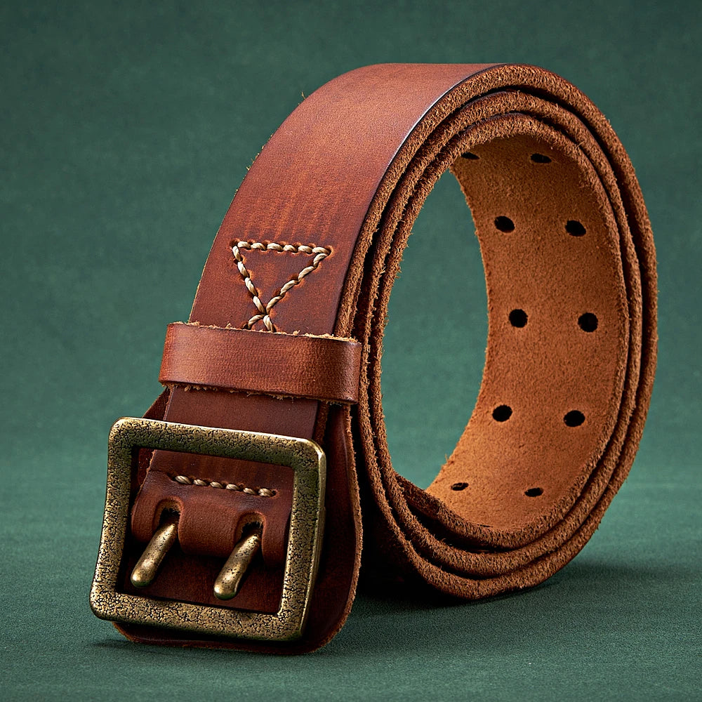 THICK COWHIDE LEATHER BELT