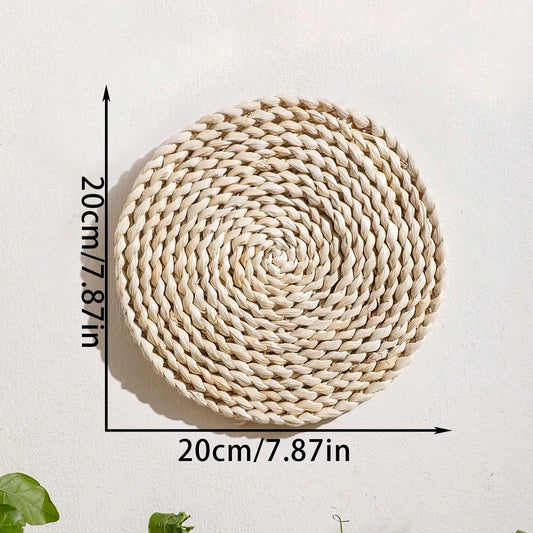 Solara 6-Piece Seagrass Wall Decor