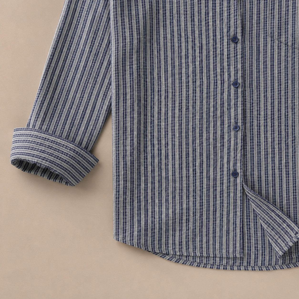 THIN STRIPE COTTON SHIRT