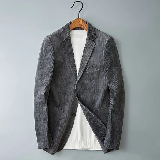 CORDUROY LAPEL JACKET
