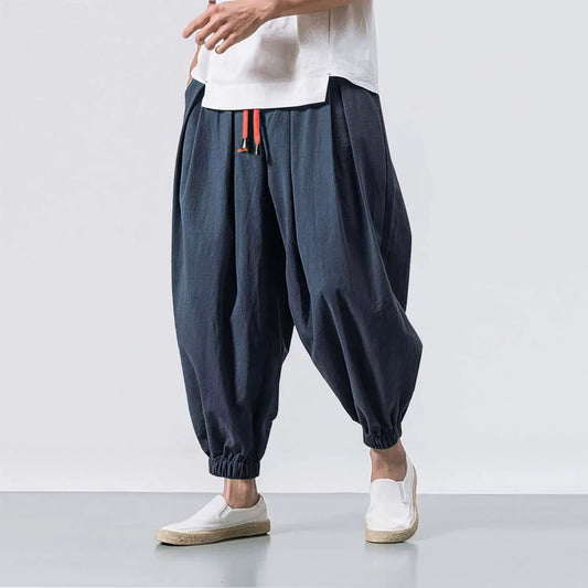 Premium Linen Loose Sweatpants