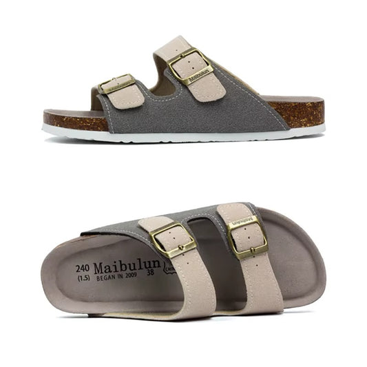 Classic Two-Buckle Comfort Slides