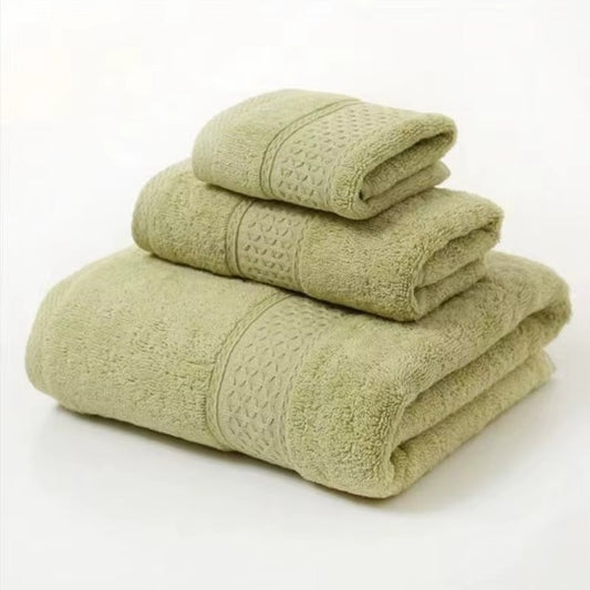 Luxora 3-Piece Cotton Towel Set
