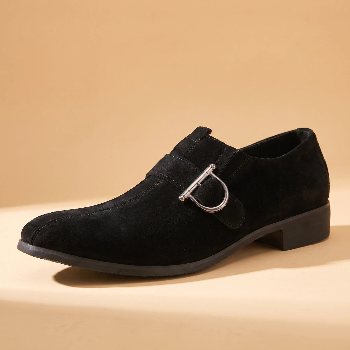 Formal Buckle Loafers - side detail