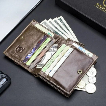 Genuine Leather RFID Wallet
