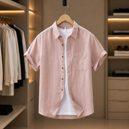 AMALFI PURE LINEN TOP