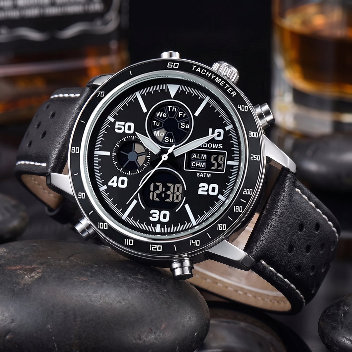 BACKLIT MULTI FUNCTION WATCH