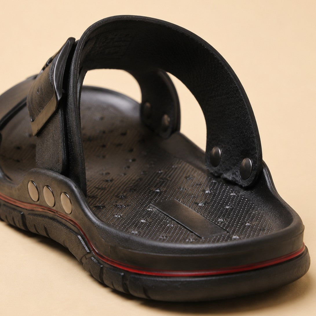 BEACH BUCKLE SLIDES