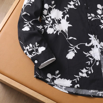BOLD PRINT SHIRT Cuff Detail
