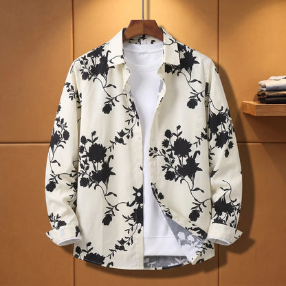 BOLD PRINT SHIRT White