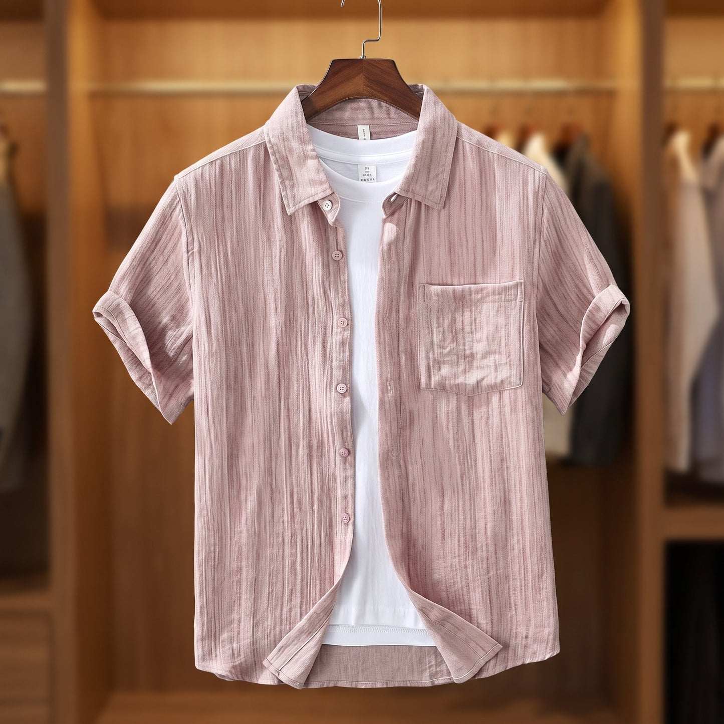 CRINKLE TEXTURE SHIRT