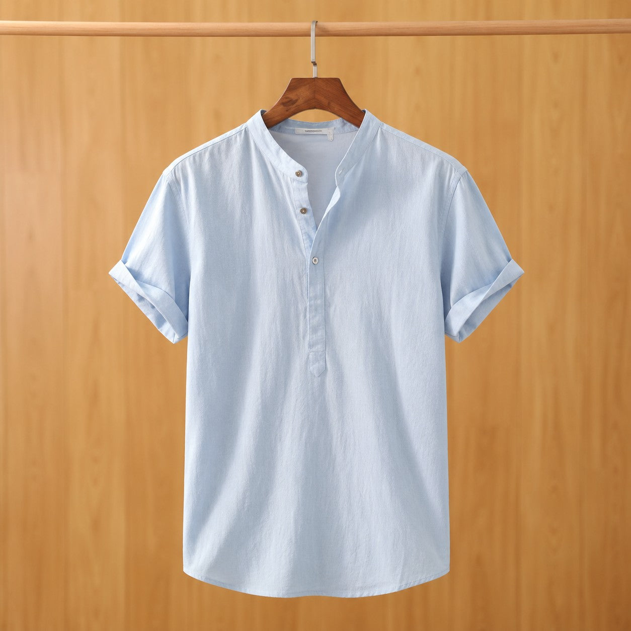 BUTTON NECK SUMMER SHIRT