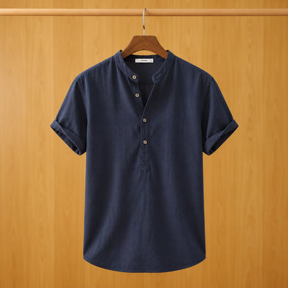 BUTTON NECK SUMMER SHIRT