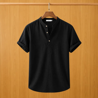 BUTTON NECK SUMMER SHIRT