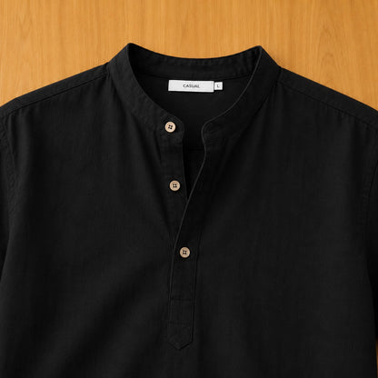 BUTTON NECK SUMMER SHIRT