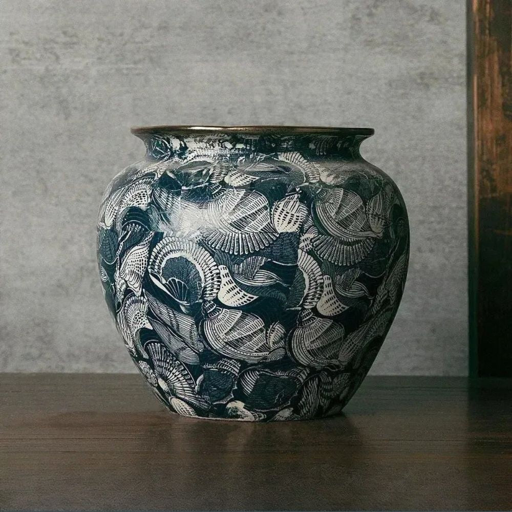 Shuyu Retro Floral Vase