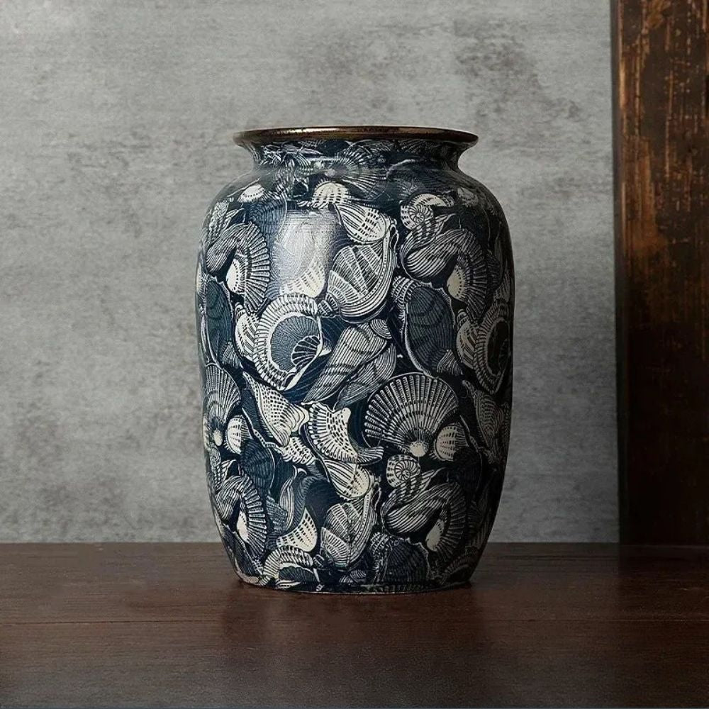 Shuyu Retro Floral Vase