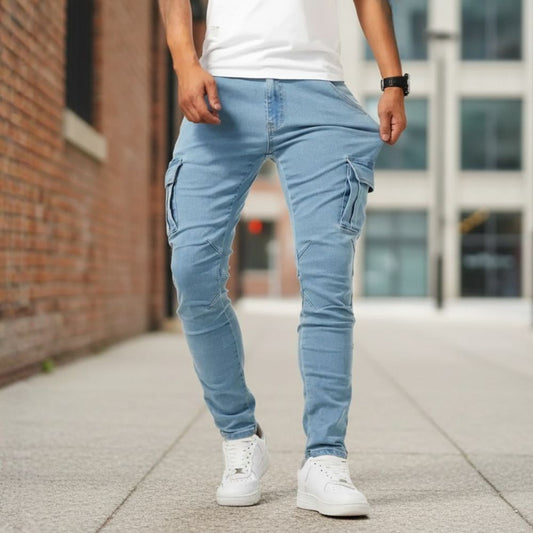 Axton Side-Pocket Skinny Jeans