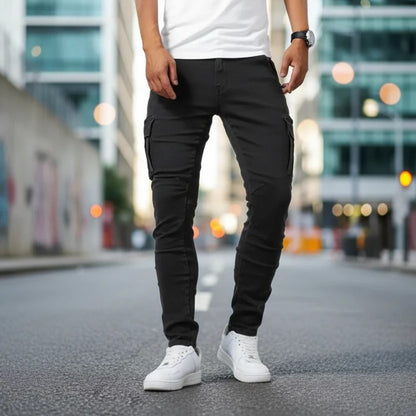 Axton Side-Pocket Skinny Jeans