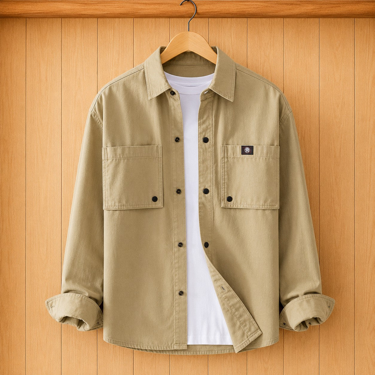 CHEST POCKET CASUAL SHIRT