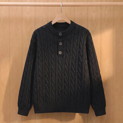 CLASSIC CABLE SWEATER Black
