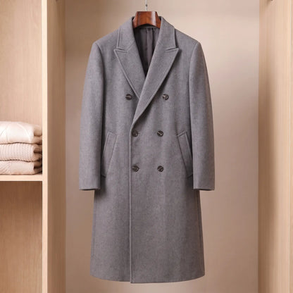CLASSIC LONG OVERCOAT Grey