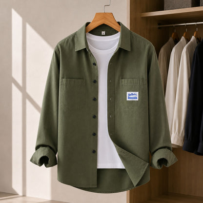CLEAN CUT CARGO STYLE SHIRT
