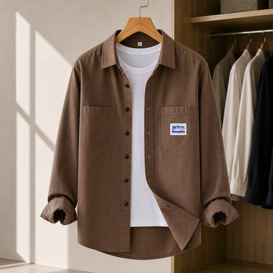 CLEAN CUT CARGO STYLE SHIRT