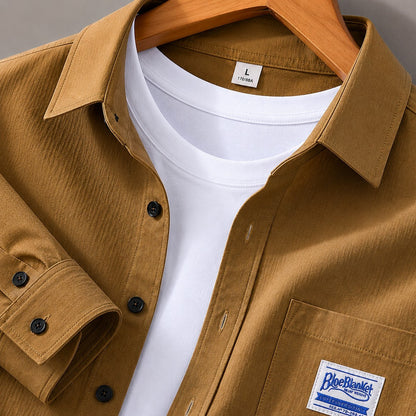 CLEAN CUT CARGO STYLE SHIRT