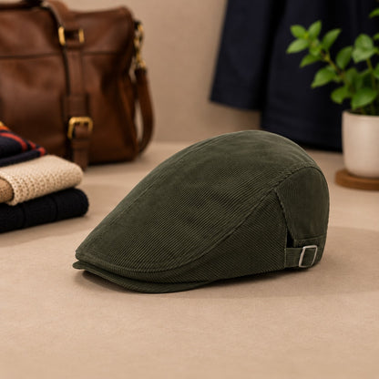 CORDUROY FLAT CAP