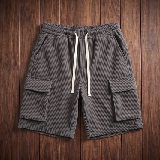 CORDUROY LOOSE SHORTS