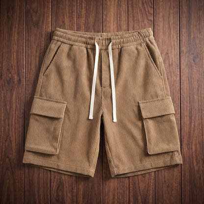 CORDUROY LOOSE SHORTS