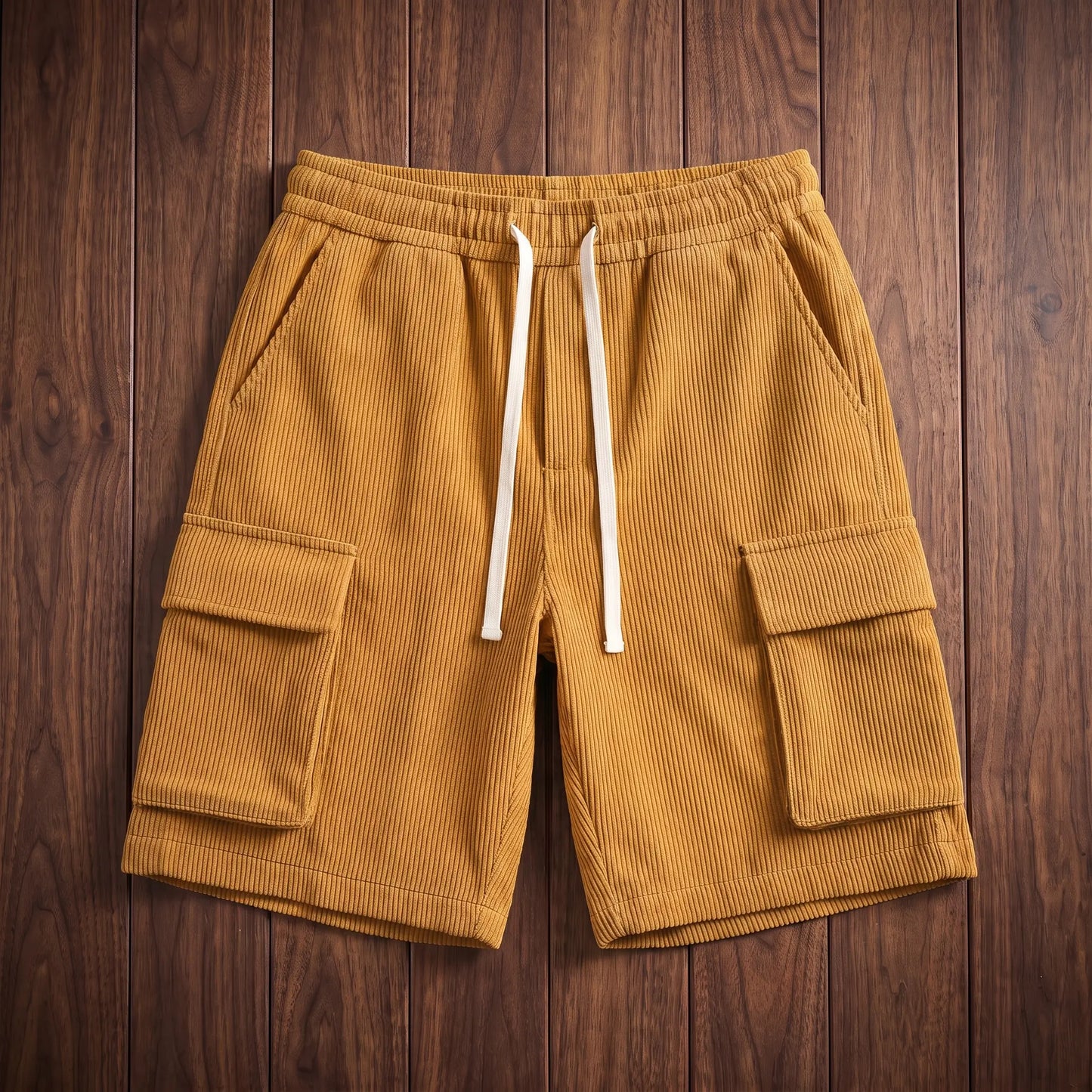 CORDUROY LOOSE SHORTS